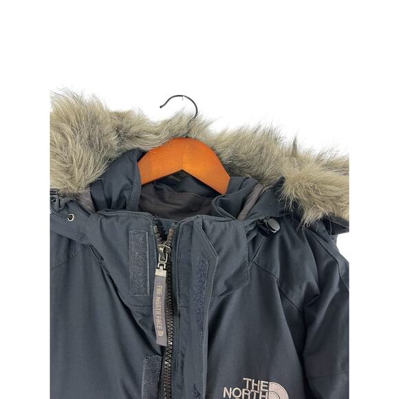 Vtg North Face Goose Down Coat XL Hyvent Mens Dark Gray Parka Jacket Winter - Picture 4 of 13